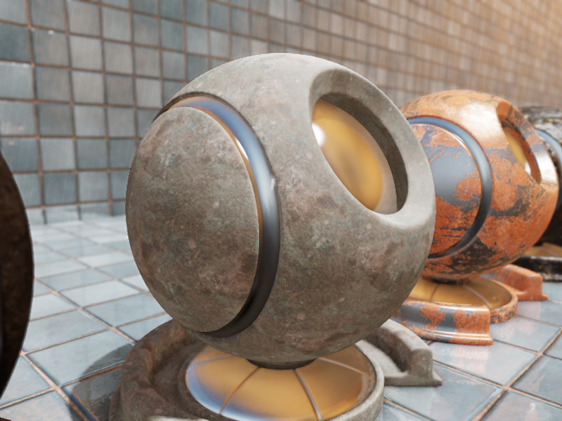 Shader Ball ClayGL example