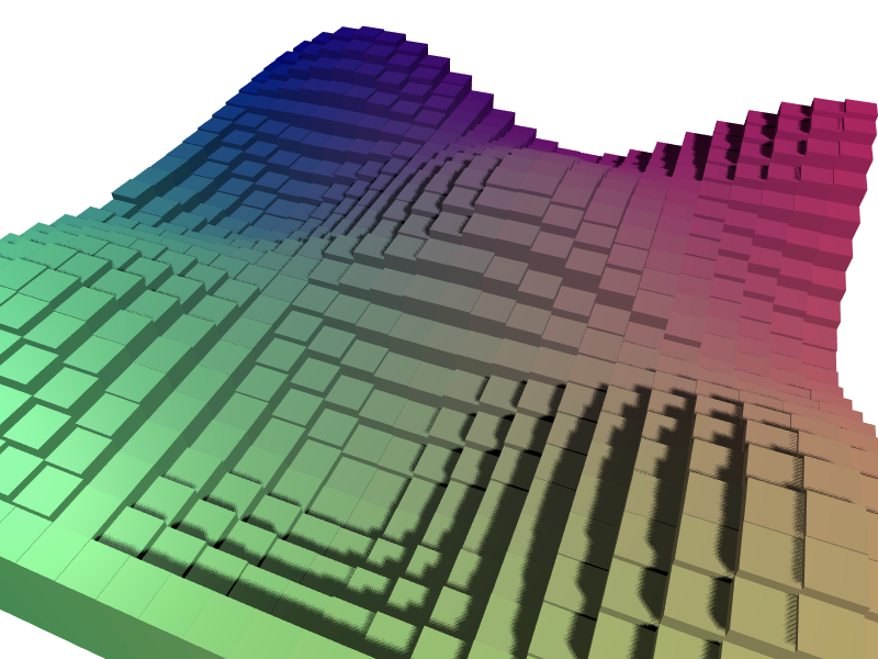 Cube Wave Animation ClayGL example