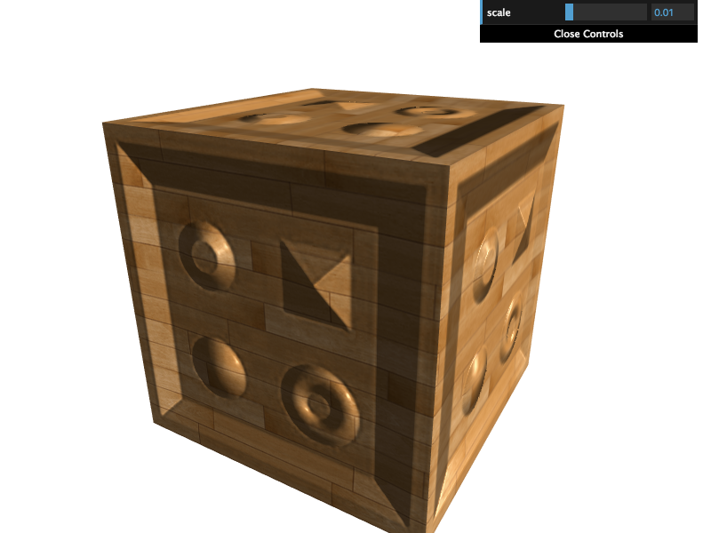 Parallax Occlusion Map ClayGL example