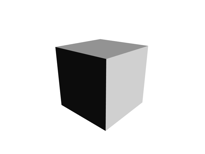 Basic Rotating Cube ClayGL example